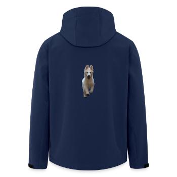 Chiot - Veste softshell homme en polyester recyclé Stanley/Stella - marine - Dos - AI Model Male 185 light (185cm)