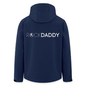 RockDaddy Rock'n'Roll - Recycelte Männer Softshell-Jacke von Stanley/Stella - Navy - Hinten - AI Model Male 185 light (185cm)