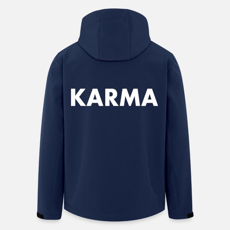 Karma - Recycelte Männer Softshell-Jacke von Stanley/Stella - Navy