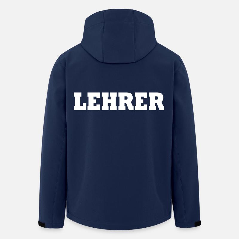 Lehrer - Recycelte Männer Softshell-Jacke von Stanley/Stella - Navy