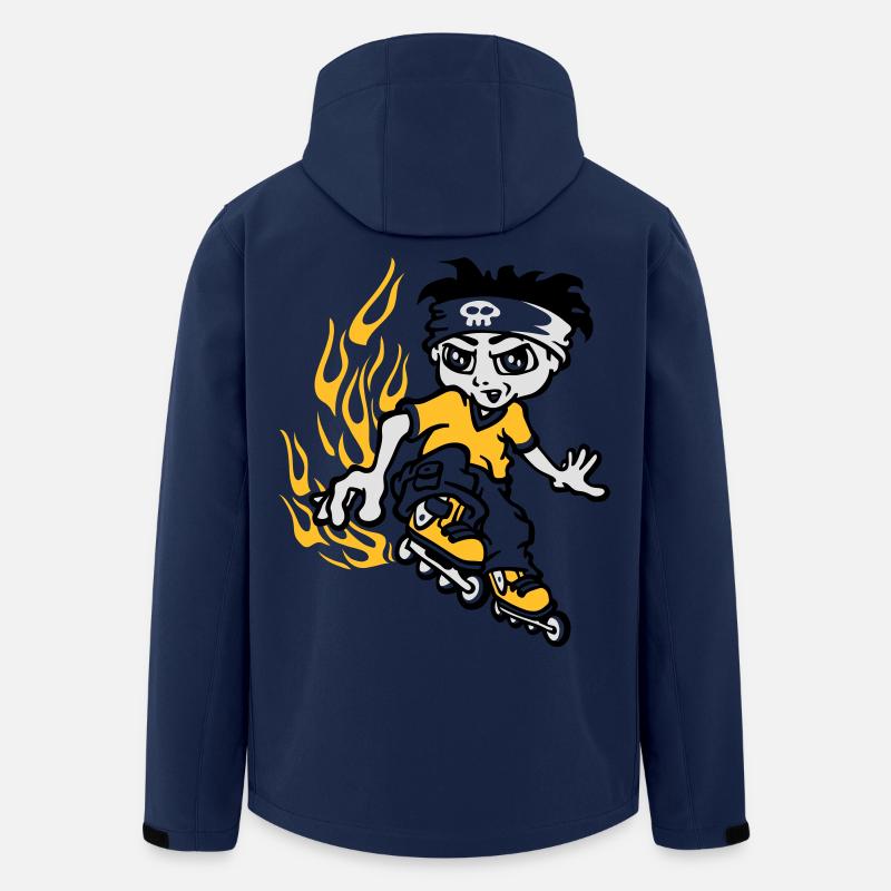 roller2009new_01_ - Recycelte Männer Softshell-Jacke von Stanley/Stella - Navy