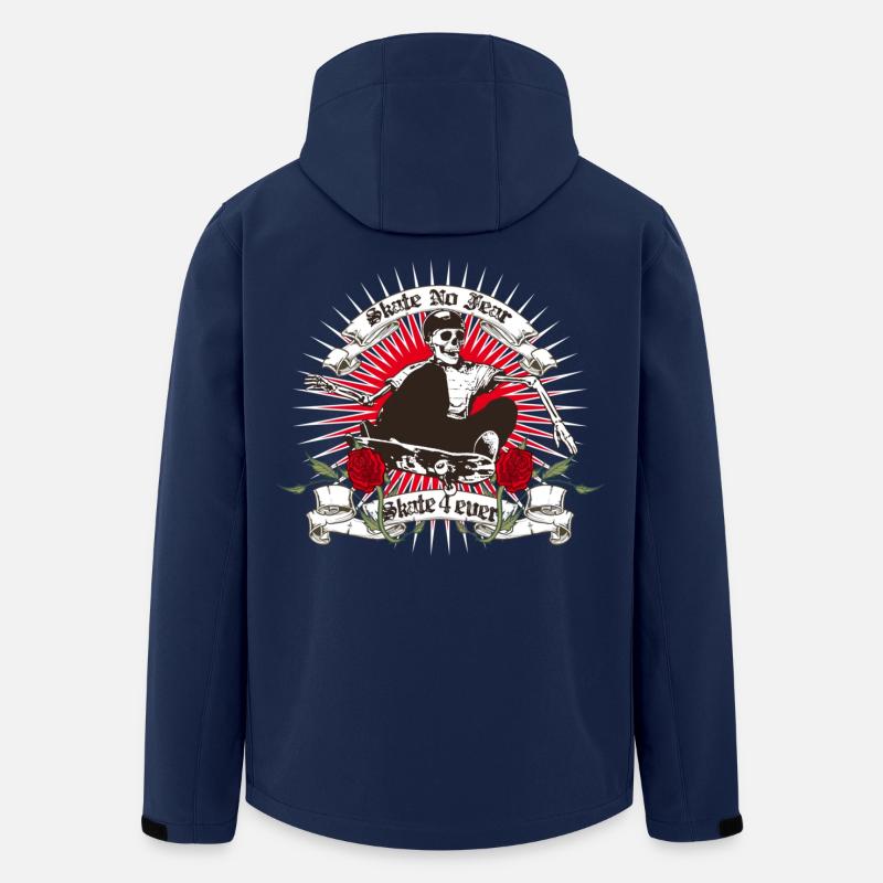 Skate for ever - Veste softshell homme en polyester recyclé Stanley/Stella - marine