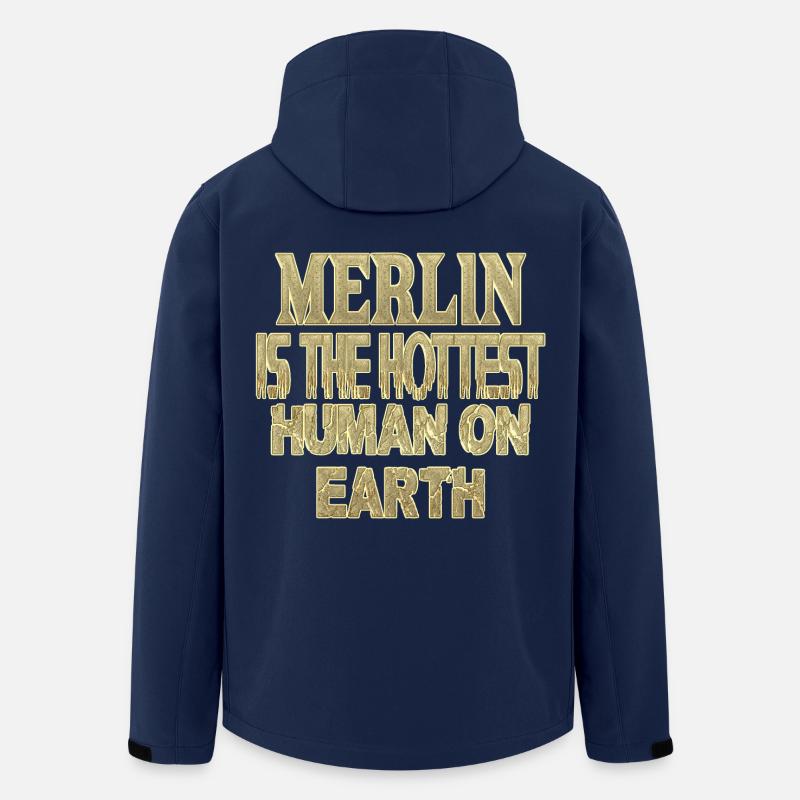Merlin - Men’s Recycled Softshell Jacket by Stanley/Stella - navy
