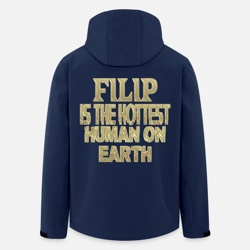 Filip - Veste softshell homme en polyester recyclé Stanley/Stella - marine