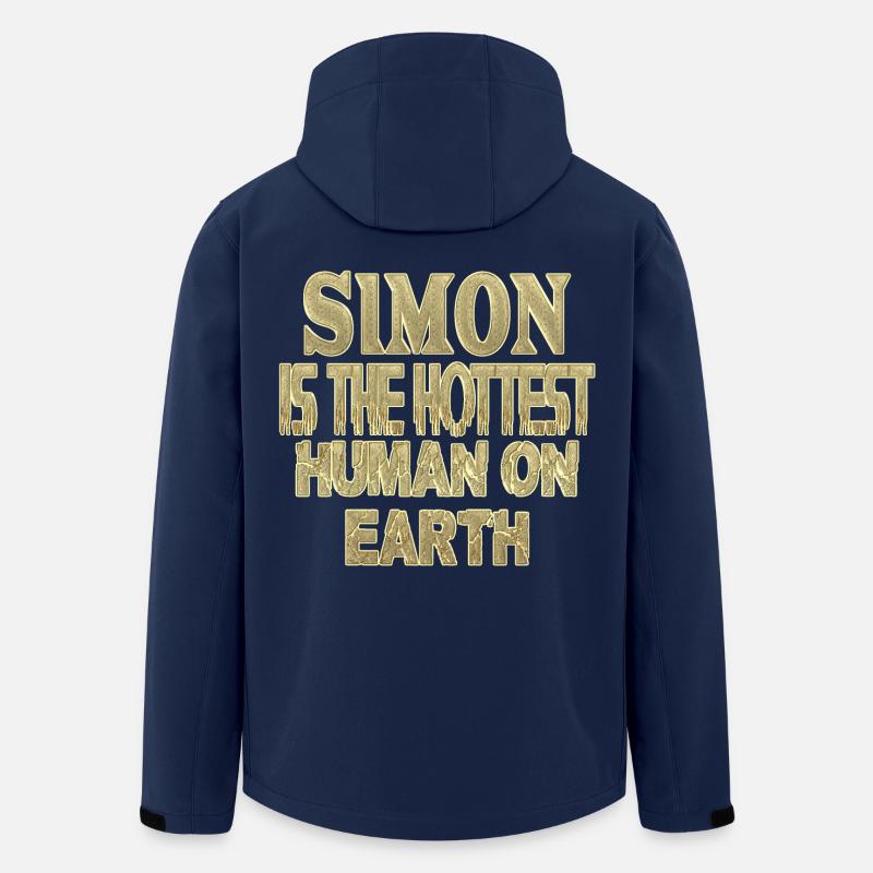 Simon - Veste softshell homme en polyester recyclé Stanley/Stella - marine