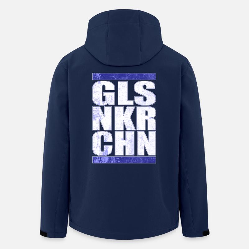 GLSNKRCHN Gelsenkirchen Schalke Geschenkidee - Recycelte Männer Softshell-Jacke von Stanley/Stella - Navy