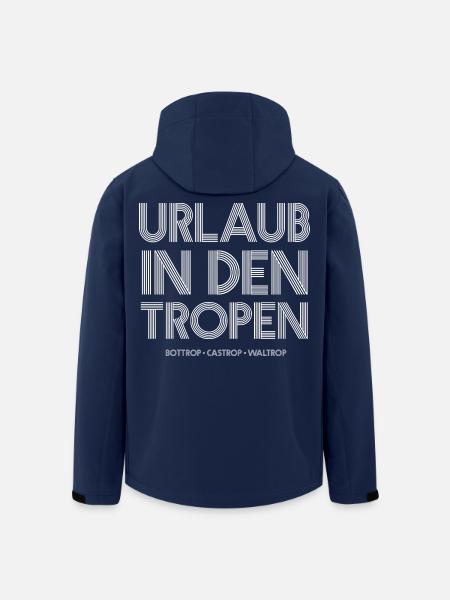 Tropen-Urlaub Bottrop Castrop Waltrop - Recycelte Männer Softshell-Jacke von Stanley/Stella - Navy