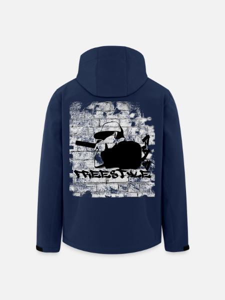 FREESTYLE RAP - Recycelte Männer Softshell-Jacke von Stanley/Stella - Navy