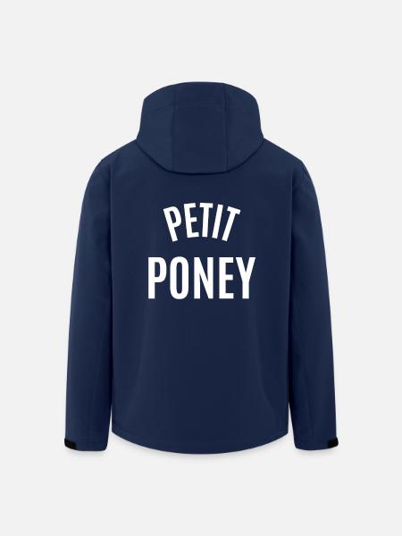 Kleiner Poney - Recycelte Männer Softshell-Jacke von Stanley/Stella - Navy