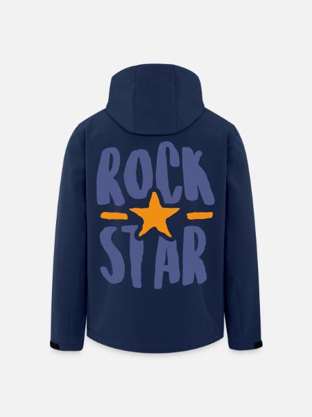 rock star - Recycelte Männer Softshell-Jacke von Stanley/Stella - Navy