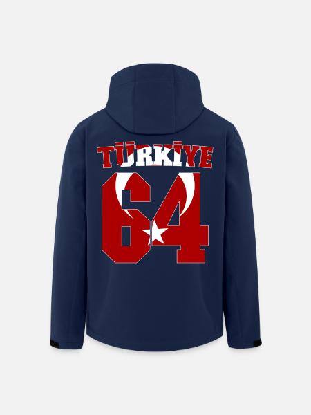 Usak 64 Türkiye - Recycelte Männer Softshell-Jacke von Stanley/Stella - Navy