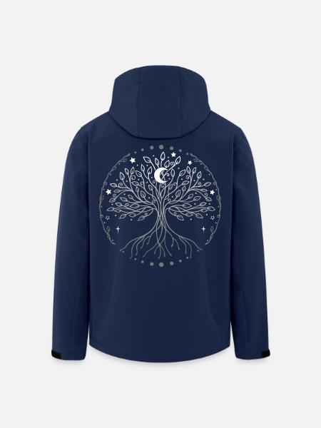 Yggdrasil Weltenesche Tree of Life - Recycelte Männer Softshell-Jacke von Stanley/Stella - Navy