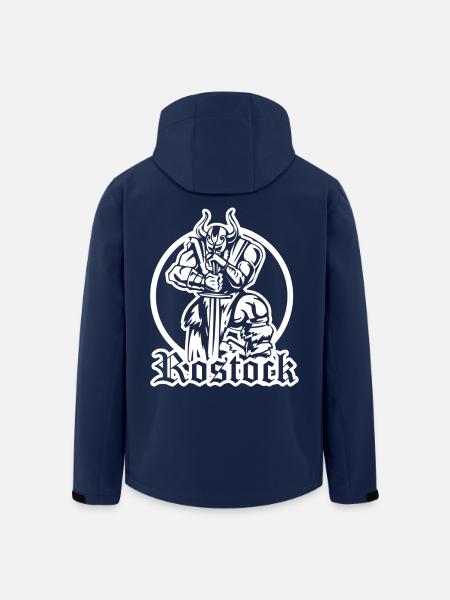Rostocker Wikinger - Recycelte Männer Softshell-Jacke von Stanley/Stella - Navy