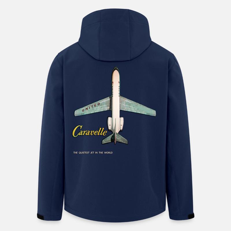 CARAVELLE création Louis RUNEMBERG © Adagp - Veste softshell homme en polyester recyclé Stanley/Stella - marine