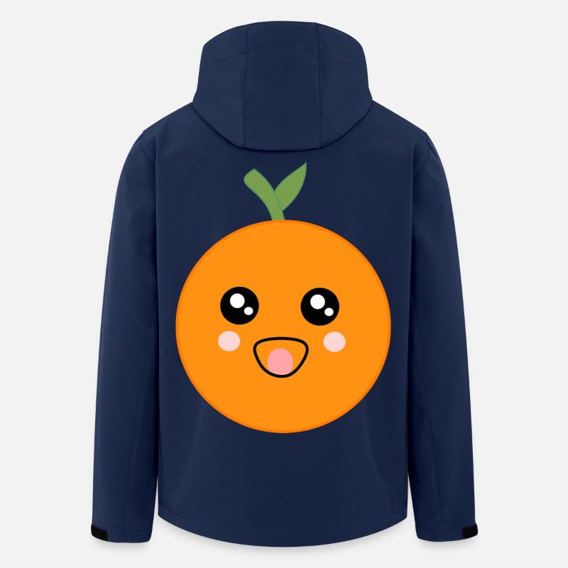 Carnaval, Carnaval, costume, Oranges - Veste softshell homme en polyester recyclé Stanley/Stella - marine