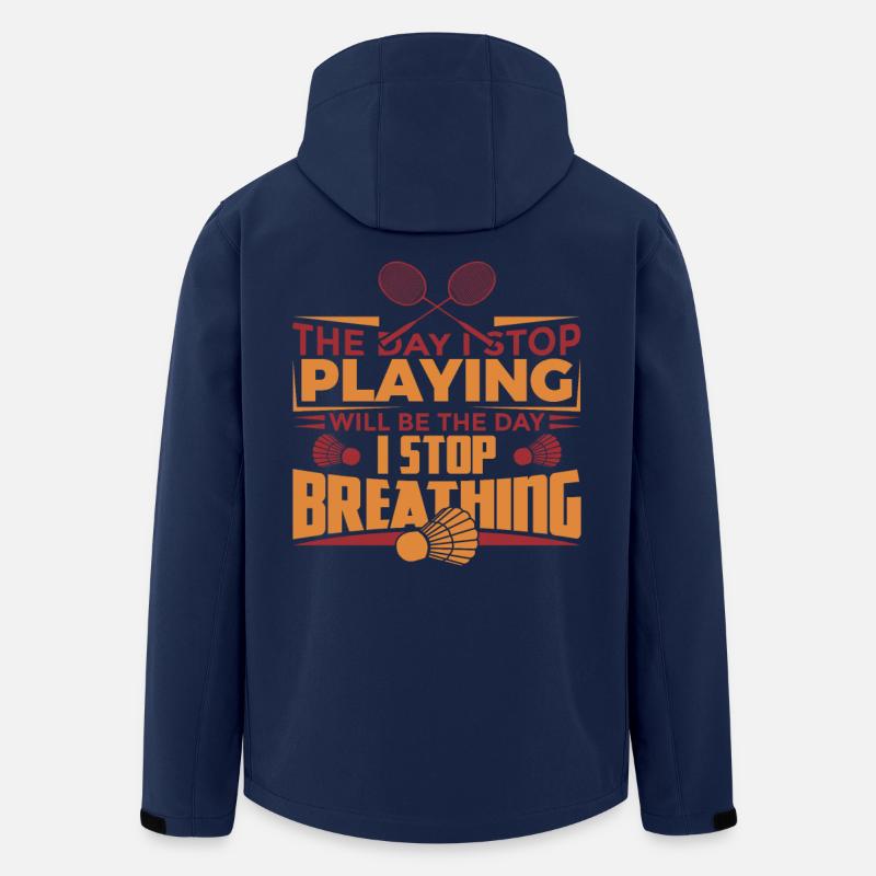 Motivation Badminton - Recycelte Männer Softshell-Jacke von Stanley/Stella - Navy