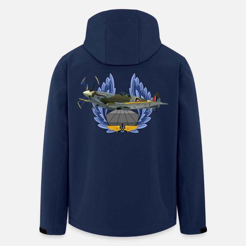 Spitfire - Recycelte Männer Softshell-Jacke von Stanley/Stella - Navy