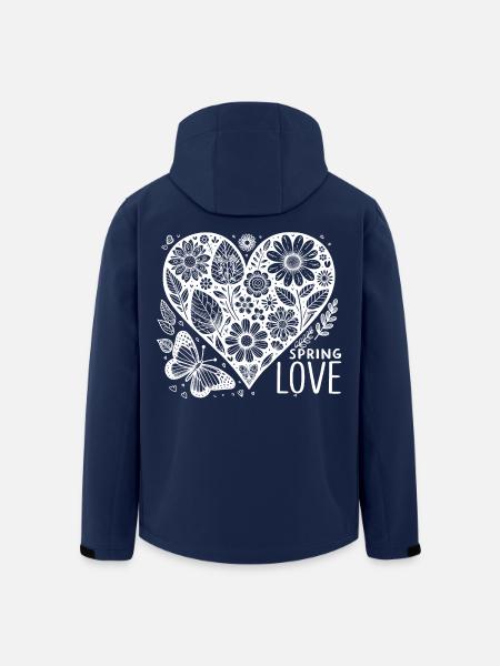 spring love - Recycelte Männer Softshell-Jacke von Stanley/Stella - Navy