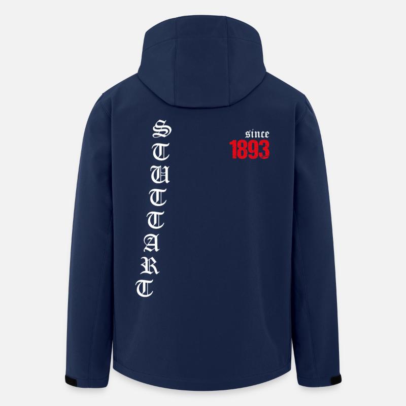 Stuttgart since 1893 - Recycelte Männer Softshell-Jacke von Stanley/Stella - Navy