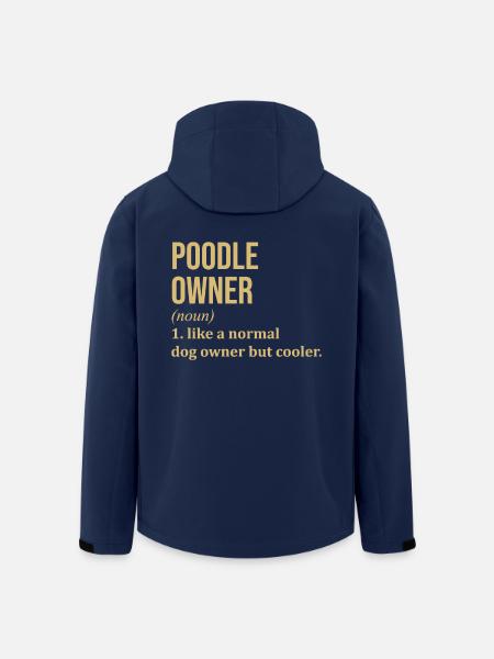 Pudel-Pudel-Pudel - Recycelte Männer Softshell-Jacke von Stanley/Stella - Navy