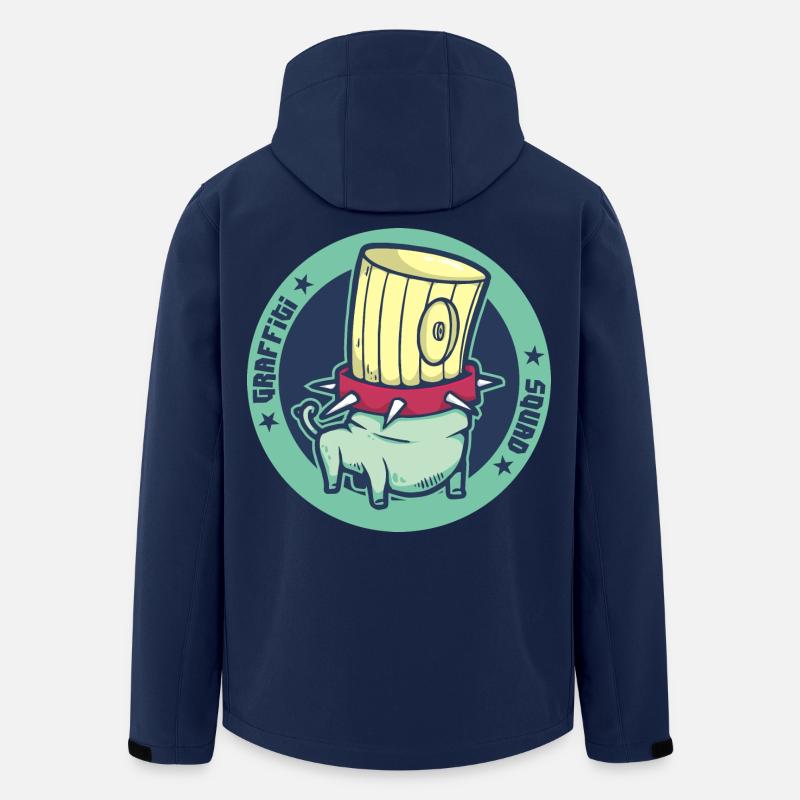 Graffiti-Trupp 11 - Recycelte Männer Softshell-Jacke von Stanley/Stella - Navy