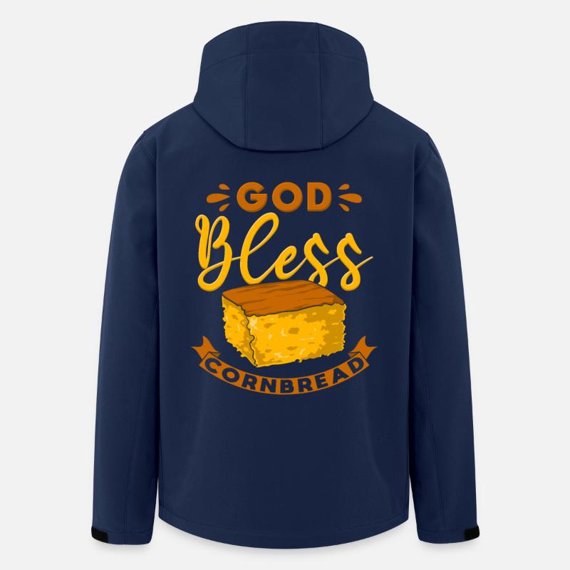 God Bless Cornbread - Recycelte Männer Softshell-Jacke von Stanley/Stella - Navy