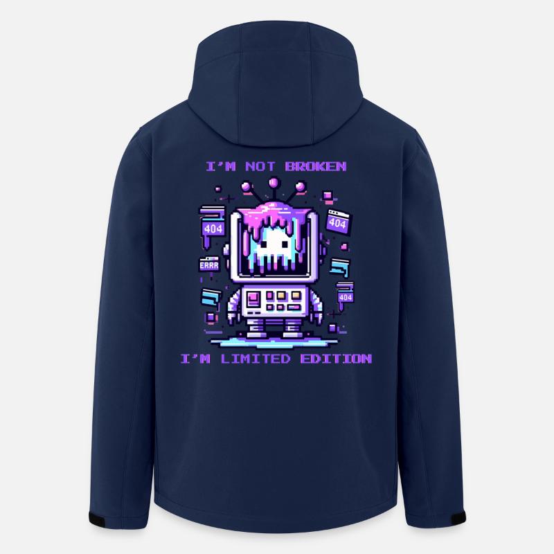 I'm Not Broken - I'm Limited Edition - Recycelte Männer Softshell-Jacke von Stanley/Stella - Navy