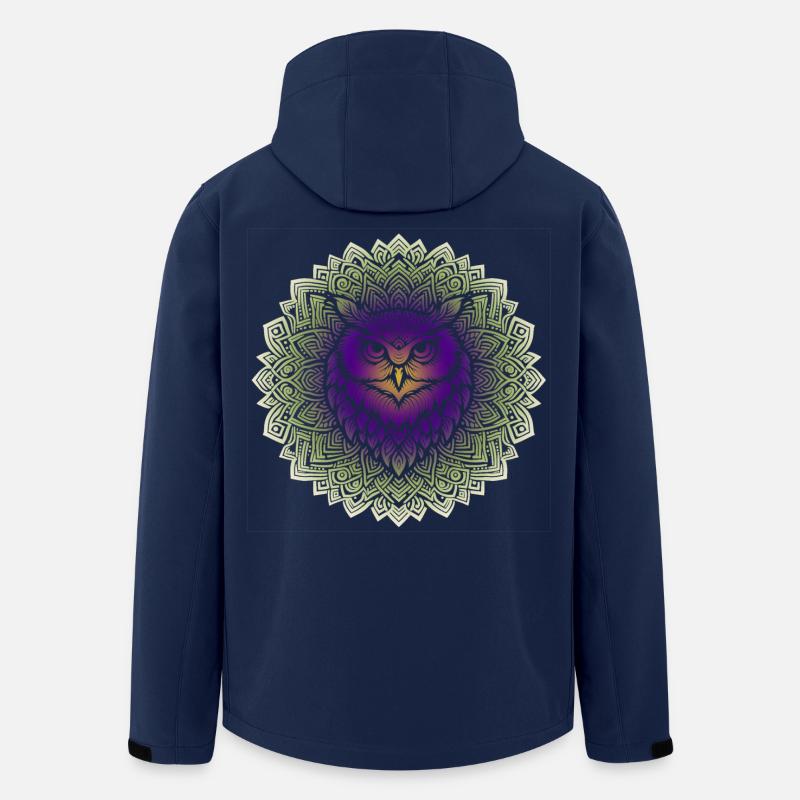 Uralte Weisheit Mandala - Recycelte Männer Softshell-Jacke von Stanley/Stella - Navy