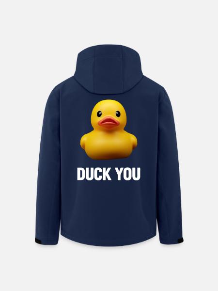 Duck ou - Recycelte Männer Softshell-Jacke von Stanley/Stella - Navy