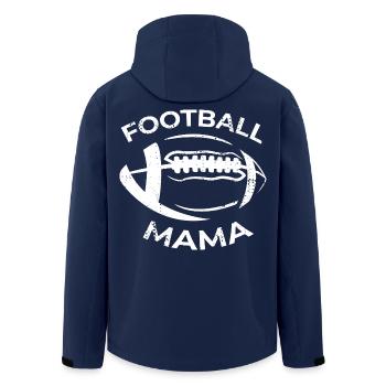 American Football Mutter - Recycelte Männer Softshell-Jacke von Stanley/Stella - Navy - Hinten - AI Model Male 185 light (185cm)