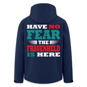 Have no Fear the Frauenheld is here Outfit - Recycelte Männer Softshell-Jacke von Stanley/Stella - Navy - Hinten - AI Model Male 185 light (185cm)