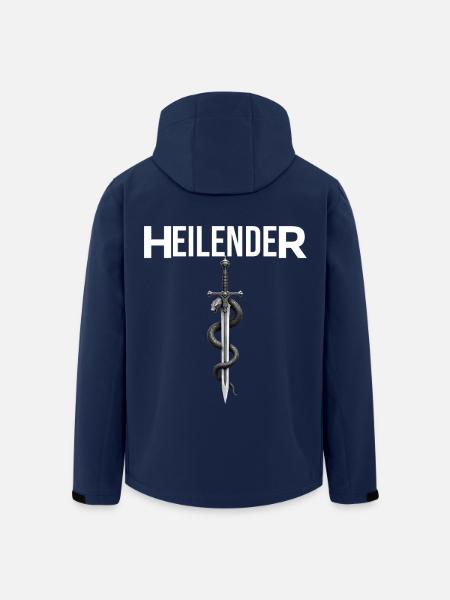 Heilender für den humorvollen Arzt oder Mediziner - Recycelte Männer Softshell-Jacke von Stanley/Stella - Navy