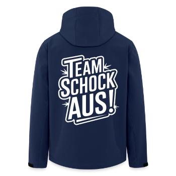 Schocken Team Schock Aus! Würfeln Knobeln Jule - Recycelte Männer Softshell-Jacke von Stanley/Stella - Navy - Hinten - AI Model Male 185 light (185cm)
