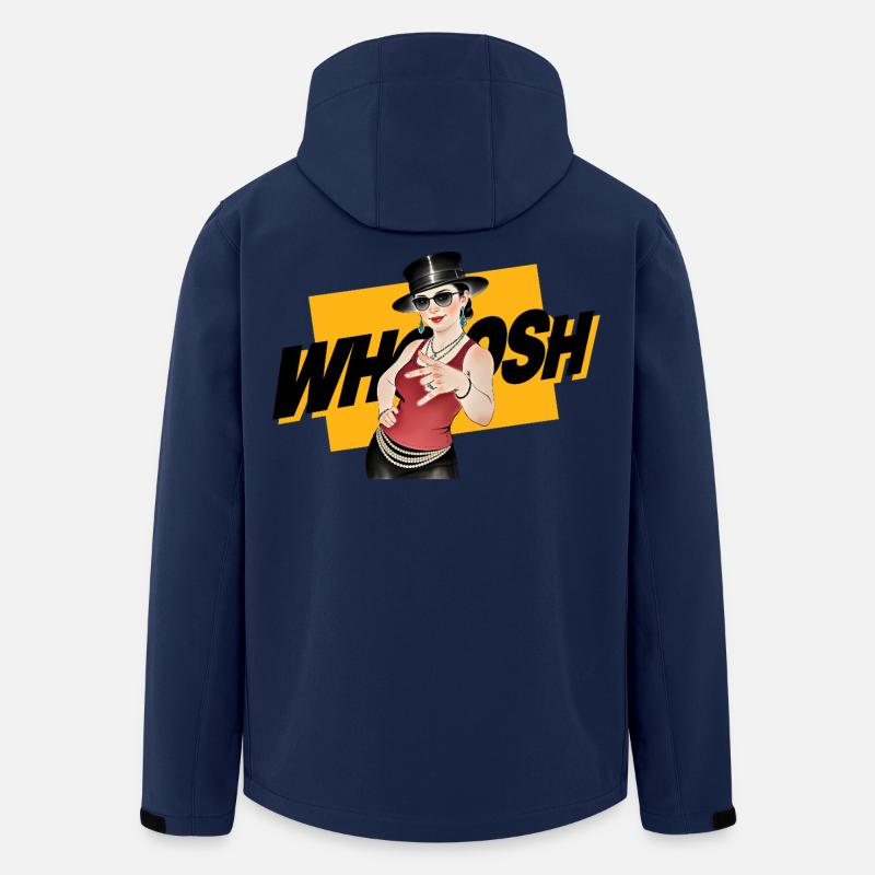 WHOOSH GIRL – nette Leute - Recycelte Männer Softshell-Jacke von Stanley/Stella - Navy