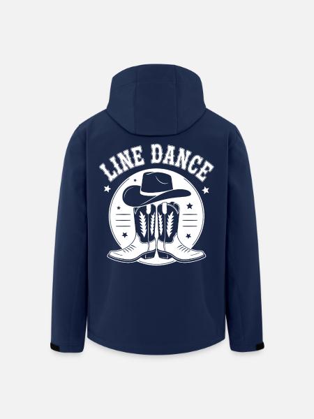 Line Dance Cowboy - Recycelte Männer Softshell-Jacke von Stanley/Stella - Navy