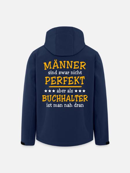 Buchhalter Sprüche - Recycelte Männer Softshell-Jacke von Stanley/Stella - Navy