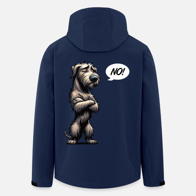 No Irischer Wolfshund Wolfshundbesitzer Wolfshunde - Recycelte Männer Softshell-Jacke von Stanley/Stella - Navy