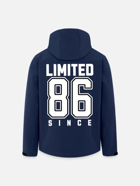 40. Geburtstag  - Recycelte Männer Softshell-Jacke von Stanley/Stella - Navy