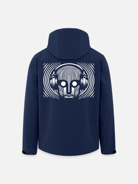 Discjockey - Recycelte Männer Softshell-Jacke von Stanley/Stella - Navy
