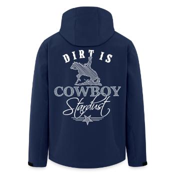 Dirt is Cowboy Stardust Western Riding - Recycelte Männer Softshell-Jacke von Stanley/Stella - Navy - Hinten - AI Model Male 185 light (185cm)