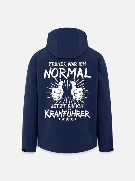 Kranführer - Recycelte Männer Softshell-Jacke von Stanley/Stella - Navy