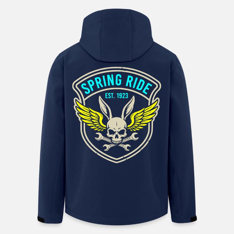 Spring Ride - Recycelte Männer Softshell-Jacke von Stanley/Stella - Navy