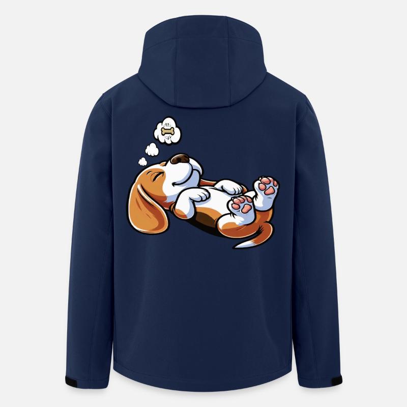 Beagle Beaglebesitzer Beaglehalter beaglehund - Recycelte Männer Softshell-Jacke von Stanley/Stella - Navy