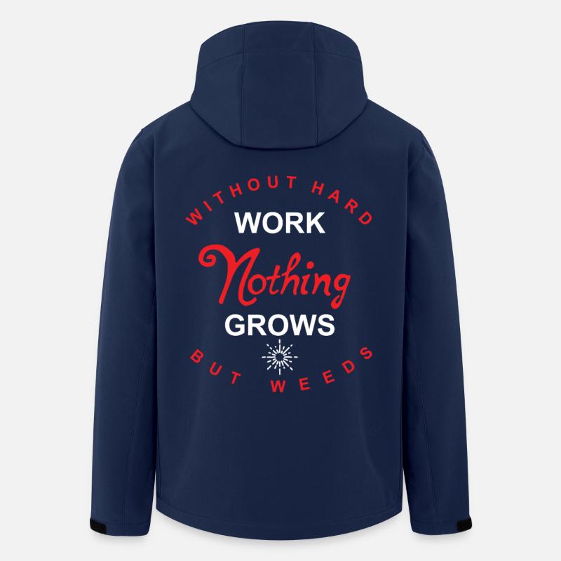 without hard work... - Men’s Recycled Softshell Jacket by Stanley/Stella - navy