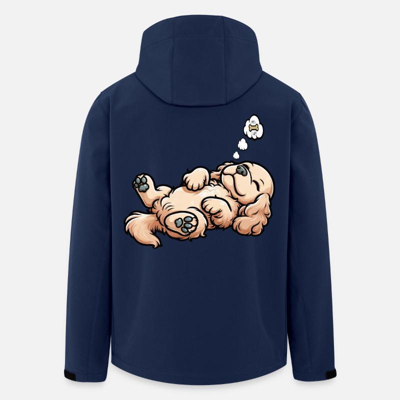 Cocker Spaniel Cockerhund Cocker Spaniel Besitzer - Recycelte Männer Softshell-Jacke von Stanley/Stella - Navy