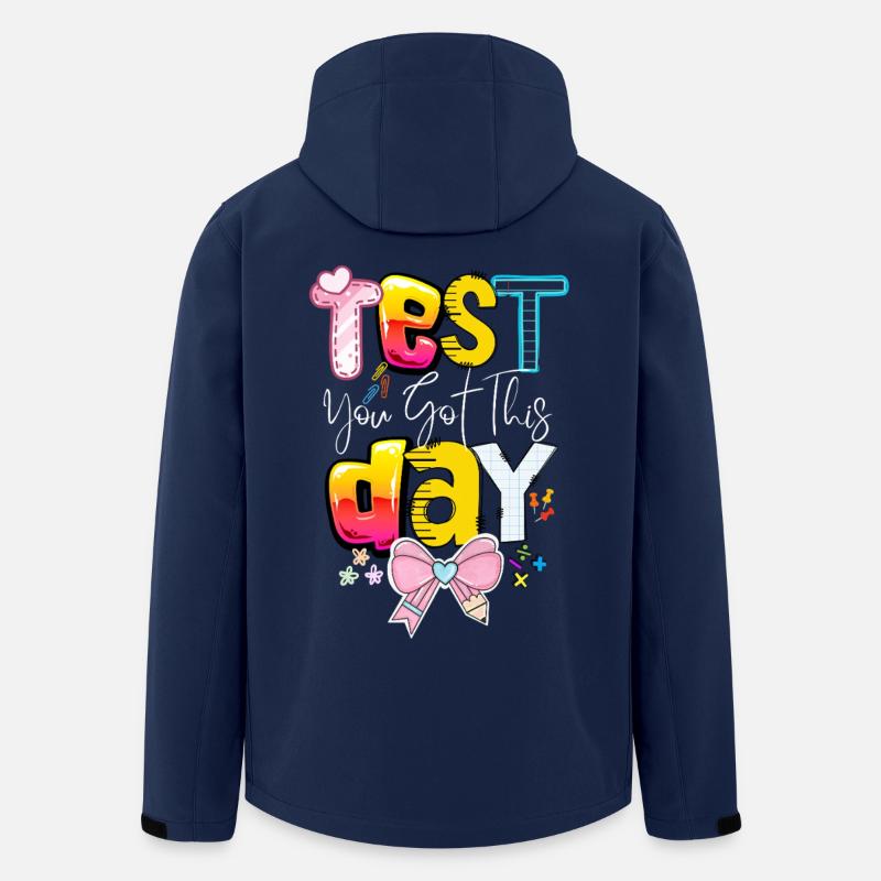 Test Day You Got This School - Recycelte Männer Softshell-Jacke von Stanley/Stella - Navy