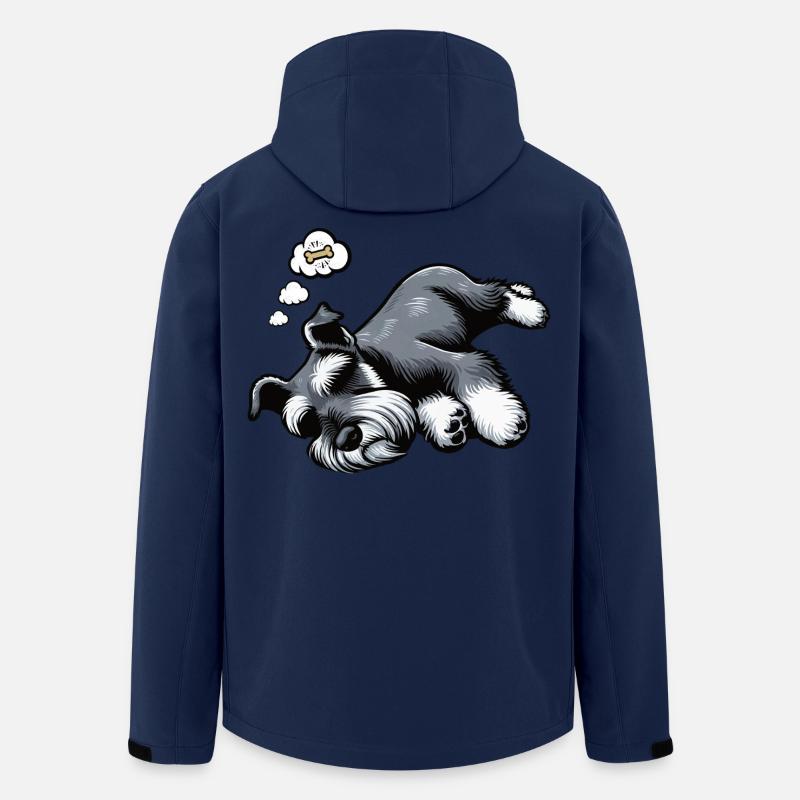 Schnauzer Giant Schnauzer Schnauzer Owner - Men’s Recycled Softshell Jacket by Stanley/Stella - navy