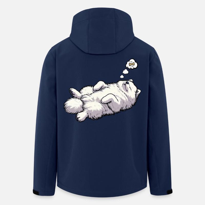 Samoyed Samoyed Owner Samoyed Lovers - Men’s Recycled Softshell Jacket by Stanley/Stella - navy
