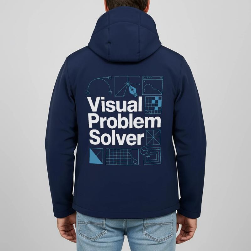Graphic Designer Visual Problem Creative Designer Men’s Recycled Softshell Jacket by Stanley/Stella