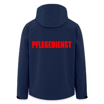 Allaitement - Veste softshell homme en polyester recyclé Stanley/Stella - marine - Dos - AI Model Male 185 light (185cm)